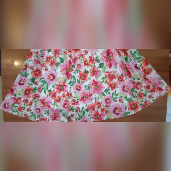 Emma & Michelle Dress Size Sm Long Chiffon Floral Halter Top Gorgeous Goddess - Picture 3 of 7